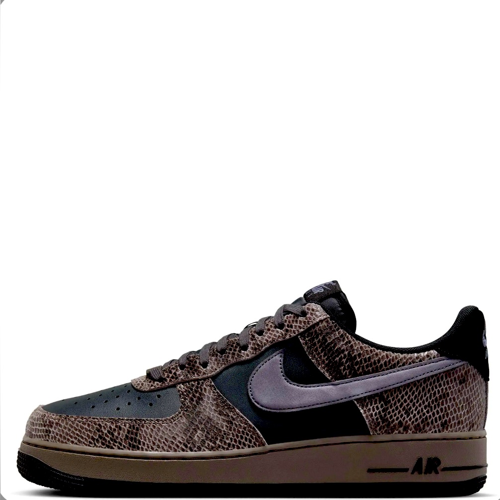 Nike Brown And Black Snake Pattern Sneakers